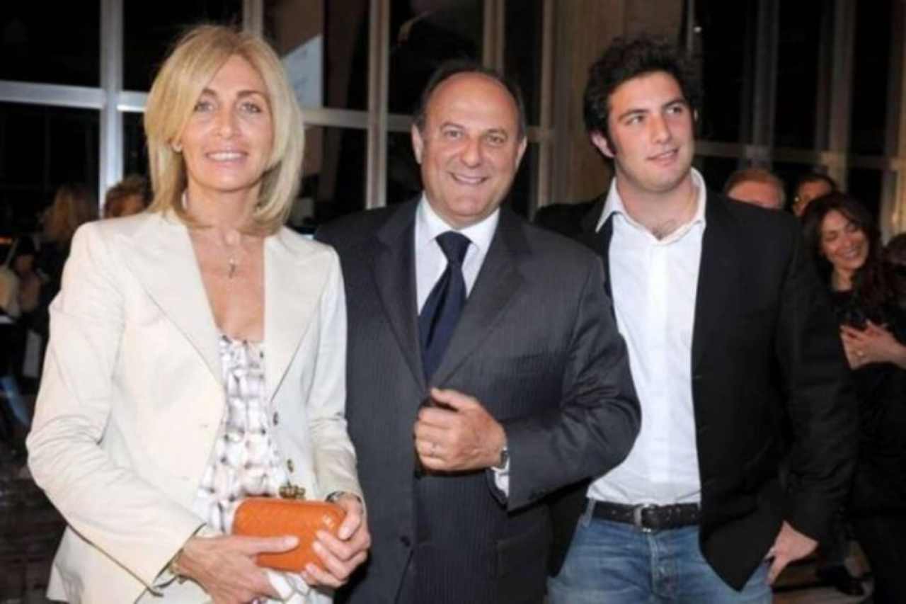 Edoardo Scotti, Gerry Scotti e Gabriella Perrino