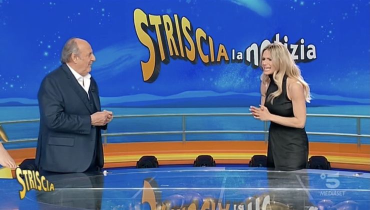 Gerry Scotti ci prova con la collega