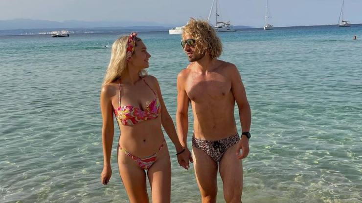 Alessia Ligotti e Federico Viviani al mare